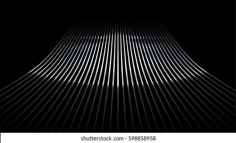 Chrome baluster sound wave