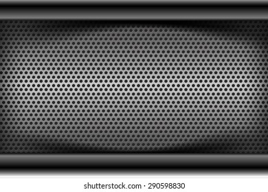 Chrome black and grey background texture vector illustration eps10 - Powered by Shutterstock - Get 15% off with code: PIKWIZARD15