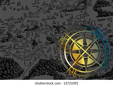 chrome compass