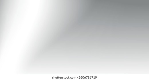 Chrome gradient foil background with metal mirror texture. Silver surface with light gloss abstract