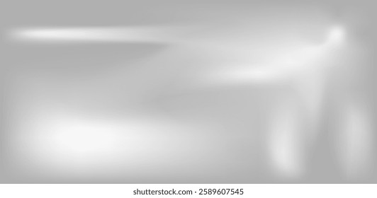 Chrome gradient surface with light gloss simple abstract. Silver foil background with metal mirror texture.