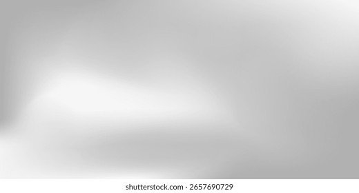 Chrome gradient surface with light gloss simple abstract. Silver foil background with metal mirror texture.