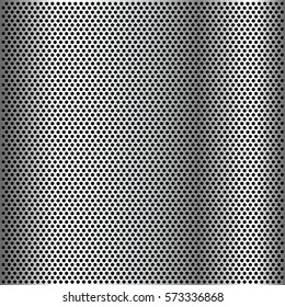 Chrome Grid Metal background. Illustration Vector.