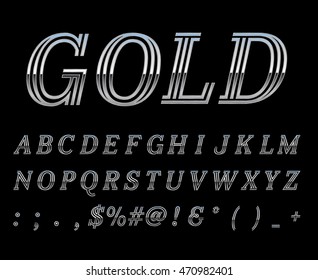 chrome letter