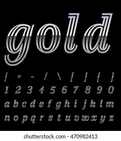 chrome letter