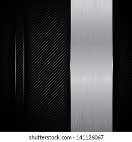 chrome metal background. 
