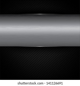 chrome metal background. 
