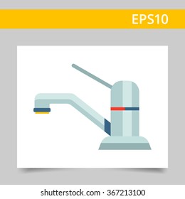 Chrome mixer tap