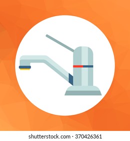 Chrome mixer tap