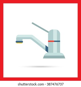 Chrome mixer tap