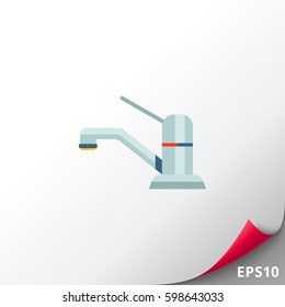 Chrome mixer tap