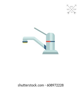 Chrome mixer tap