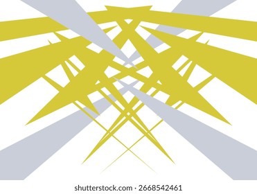 Chrome Schrägstrich bunte geometrische Blitzstreifen mit weißem Hintergrund