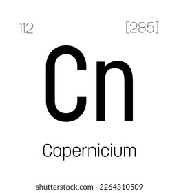 Chromium, Cr, periodic table element with name, symbol, atomic number and weight. Transition metal with various industrial uses, such as in stainless steel, electroplating, and as a pigment in dyes