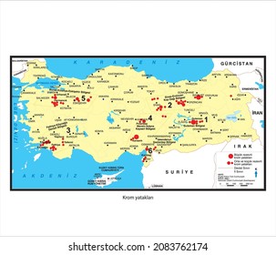 Chromium Deposits Map By Province