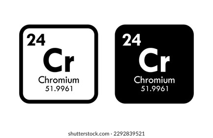 chromium icon set. vector template illustration  for web design