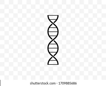 Chromosome, dna, genetic icon. Vector illustration, flat design.