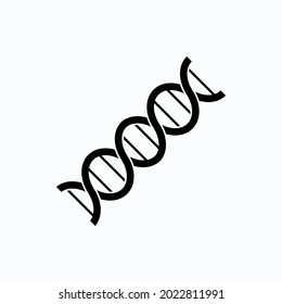 Chromosome Icon. Genetic Element Symbol  - Vector.