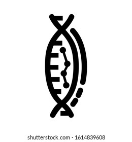 chromosome icon isolated sign symbol vector illustration - high quality black style vector icons
