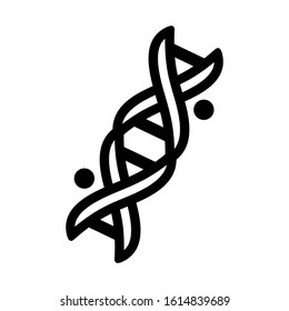 chromosome icon isolated sign symbol vector illustration - high quality black style vector icons
