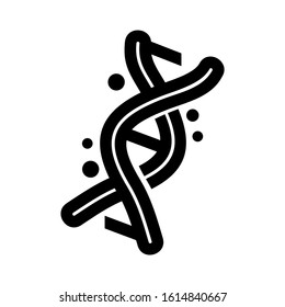 chromosome icon isolated sign symbol vector illustration - high quality black style vector icons
