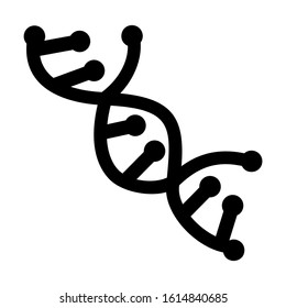 chromosome icon isolated sign symbol vector illustration - high quality black style vector icons
