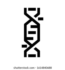 chromosome icon isolated sign symbol vector illustration - high quality black style vector icons
