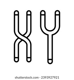 Chromosome icon in vector. Logotype