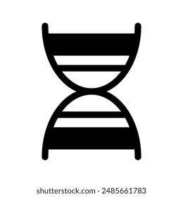 Ilustración de diseño de símbolo de Vector de cromosoma