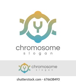 Chromosome Initial Letter Y Logo Design