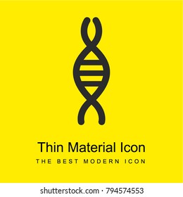 Chromosome string bright yellow material minimal icon or logo design