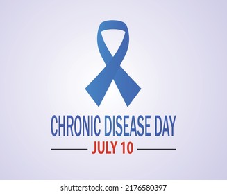 Chronic Disease Day To Educate And Advocate For People Who Live With A Chronic Health Conditions Every Day. Vector Illustration