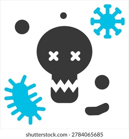 Chronic Disease Single Icon Glyph Color