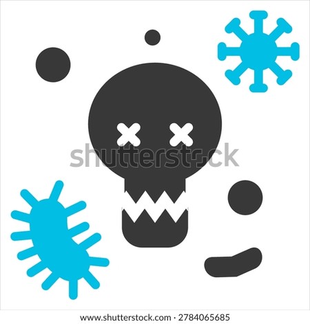 Chronic Disease Single Icon Glyph Color