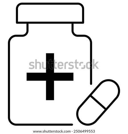 Chronic Diseases Icon Design. Representing Chronic Conditions. Long-Term Illness. Disease Management. Health Monitoring. Vector icon.