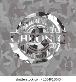 Chronic grey camo emblem