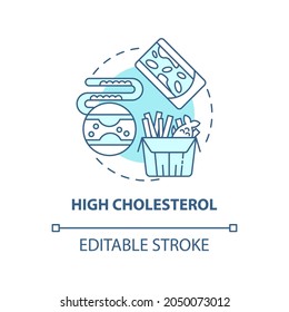 Chronic Kidney Disease Concept Icon. Hypertension Cause Abstract Idea Thin Line Illustration. Kidney Function Loss. Lasting Damage Risk. Vector Isolated Outline Color Drawing. Editable Stroke