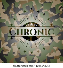 Chronic on camo texture