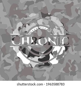 Chronic on grey camo pattern 