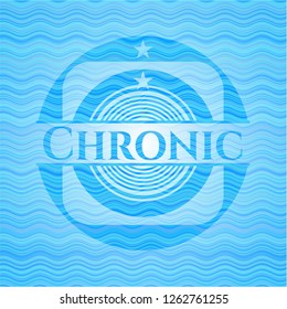 Chronic water style emblem.