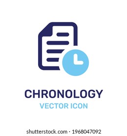 Chronology Event Note History Icon