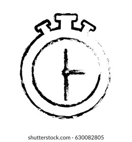 chronometer counter isolated icon