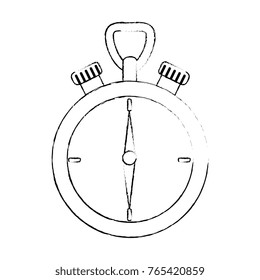 chronometer device isolated icon
