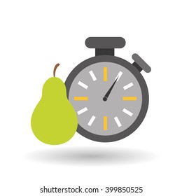 chronometer icon  design, vector illustration