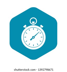 Chronometer icon. Simple illustration of chronometer vector icon for web