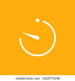  chronometer icon, stock vector, eps10.