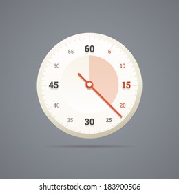 Chronometer icon. Vector illustration in EPS10.