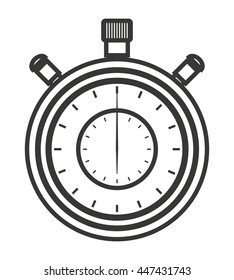 chronometer  isolated icon design, vector illustration  graphic
