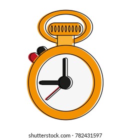 Chronometer isolated symbol