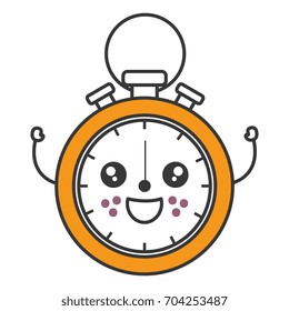 chronometer measure kawaii character